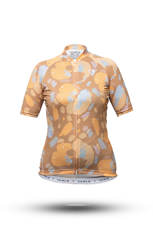 Women's Gravel Series Venture Cycling Jersey (Tan)