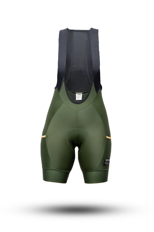 Women's Gravel Series Charter Cargo Bibs (Olive)