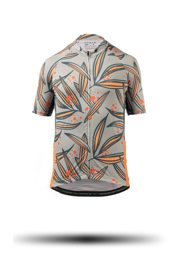 Pioneer Gravel Cycling Jersey (Mora Orange) - Men's