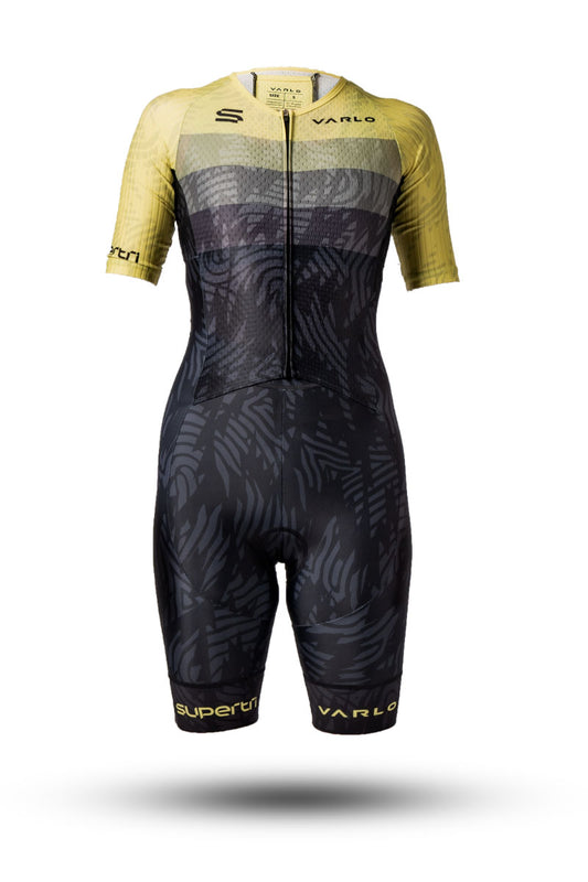 Women's Supertri Mezza SS Full Zip Triathlon Suit