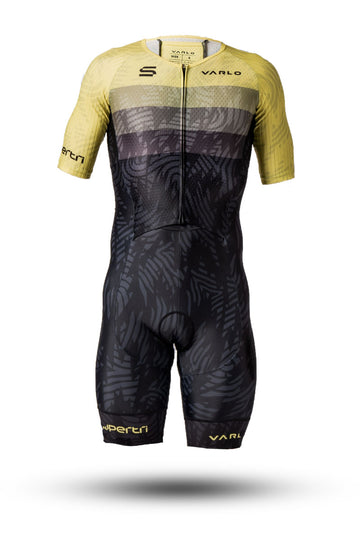 Men's Supertri Mezza SS Full Zip Triathlon Suit