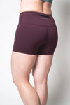 SOHO Women's Full Motion Technical Short 4" (Plum)