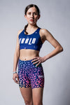 Women's Galaxy Cat Fitness Short