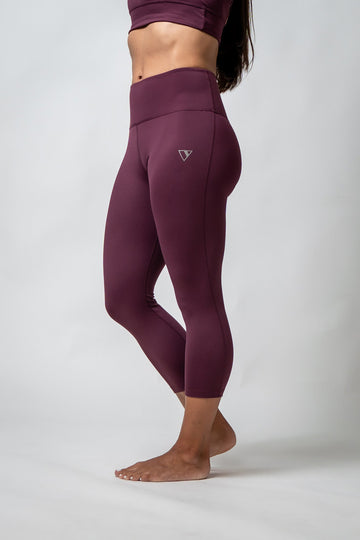 SOHO Women's 3/4 Technical Tight (Plum)