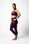 SOHO Women's 3/4 Technical Tight (Plum)