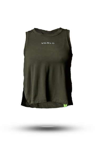 Women's Swift Crop Shirt (Forest)