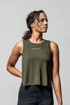 Women's Swift Crop Shirt (Forest)