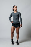 Women's Swift Long Sleeve Tech Shirt (Gray)