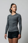 Women's Swift Long Sleeve Tech Shirt (Gray)